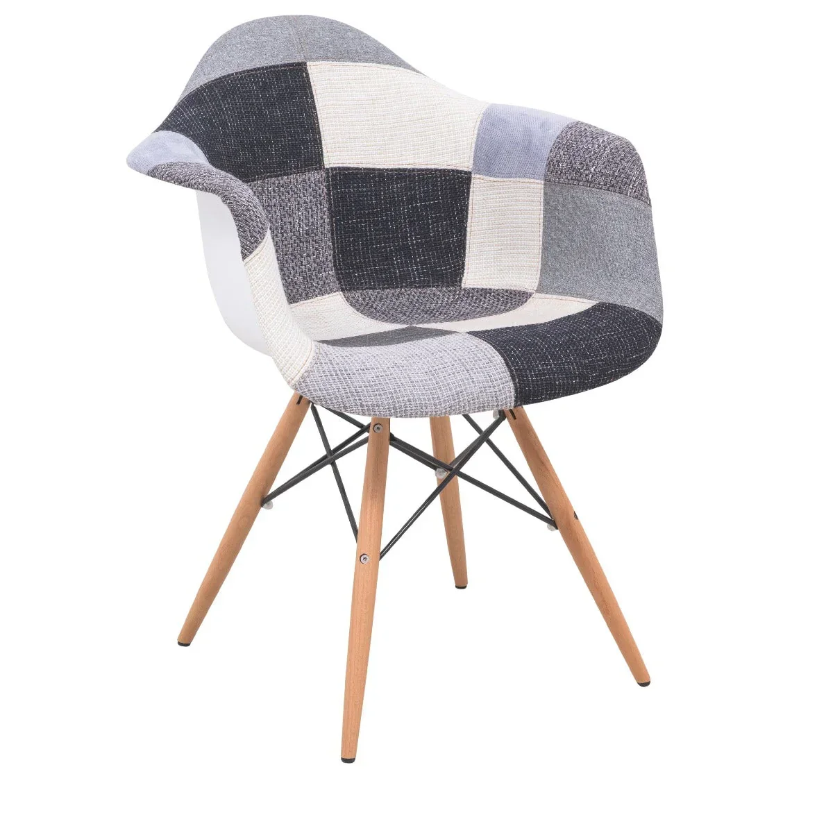 Willow Modern Fabric Eiffel Base Accent Side Chair - Professional Office & Reception Furniture Equipment at Beauty Republic Equipment Store